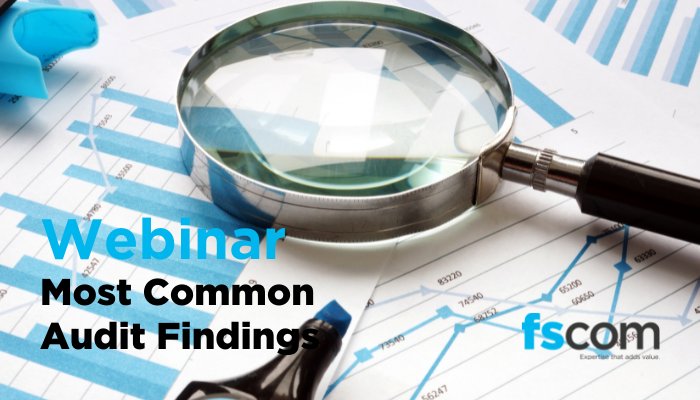 Most Common Audit Findings Webinar images