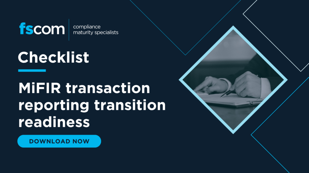 MiFIR transaction reporting transition readiness